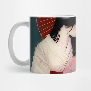 Geisha and white dragon 94011 Mug